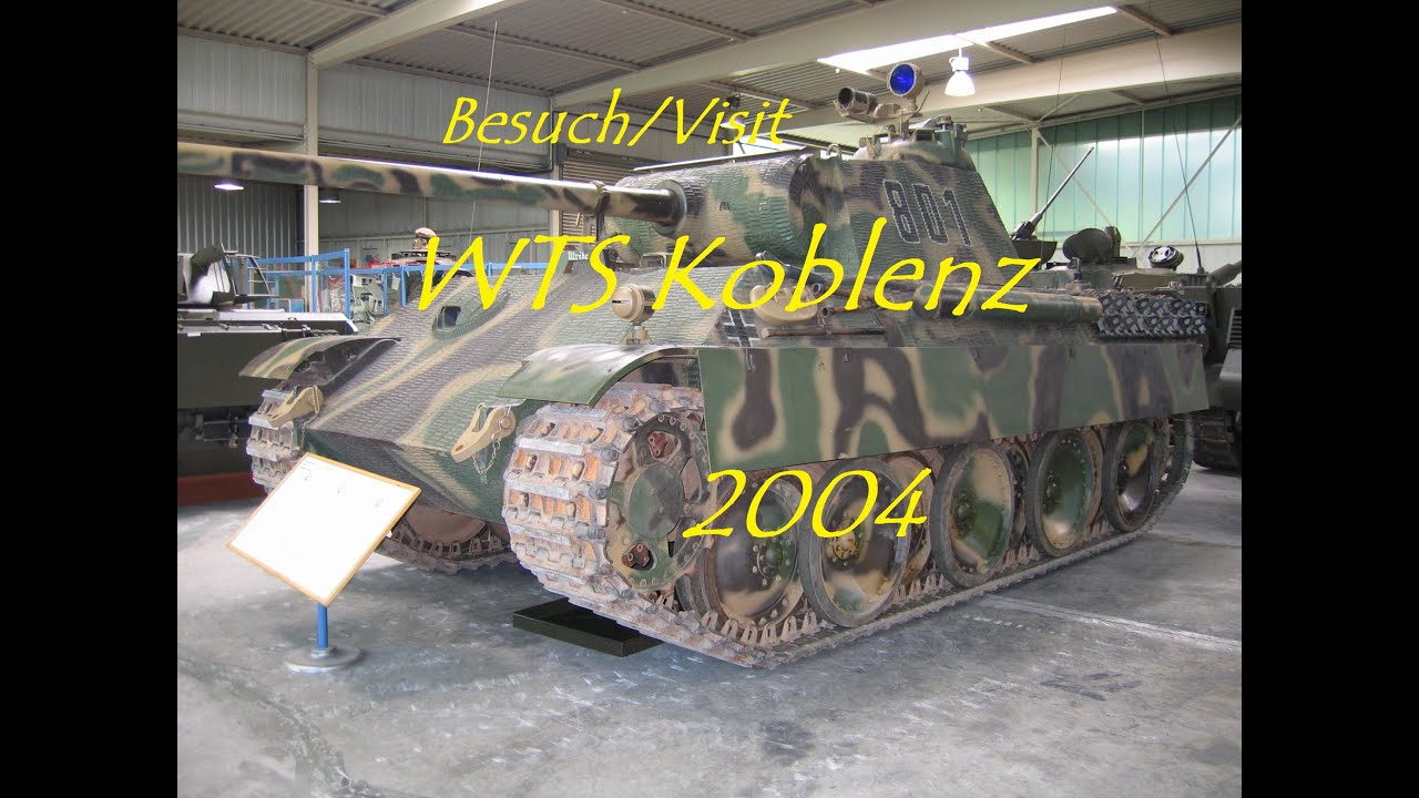 Wehrtechnische Studiensammlung Koblenz 2004 -  WTS Koblenz - Tankmuseum - Panther, StuG, T-34/85