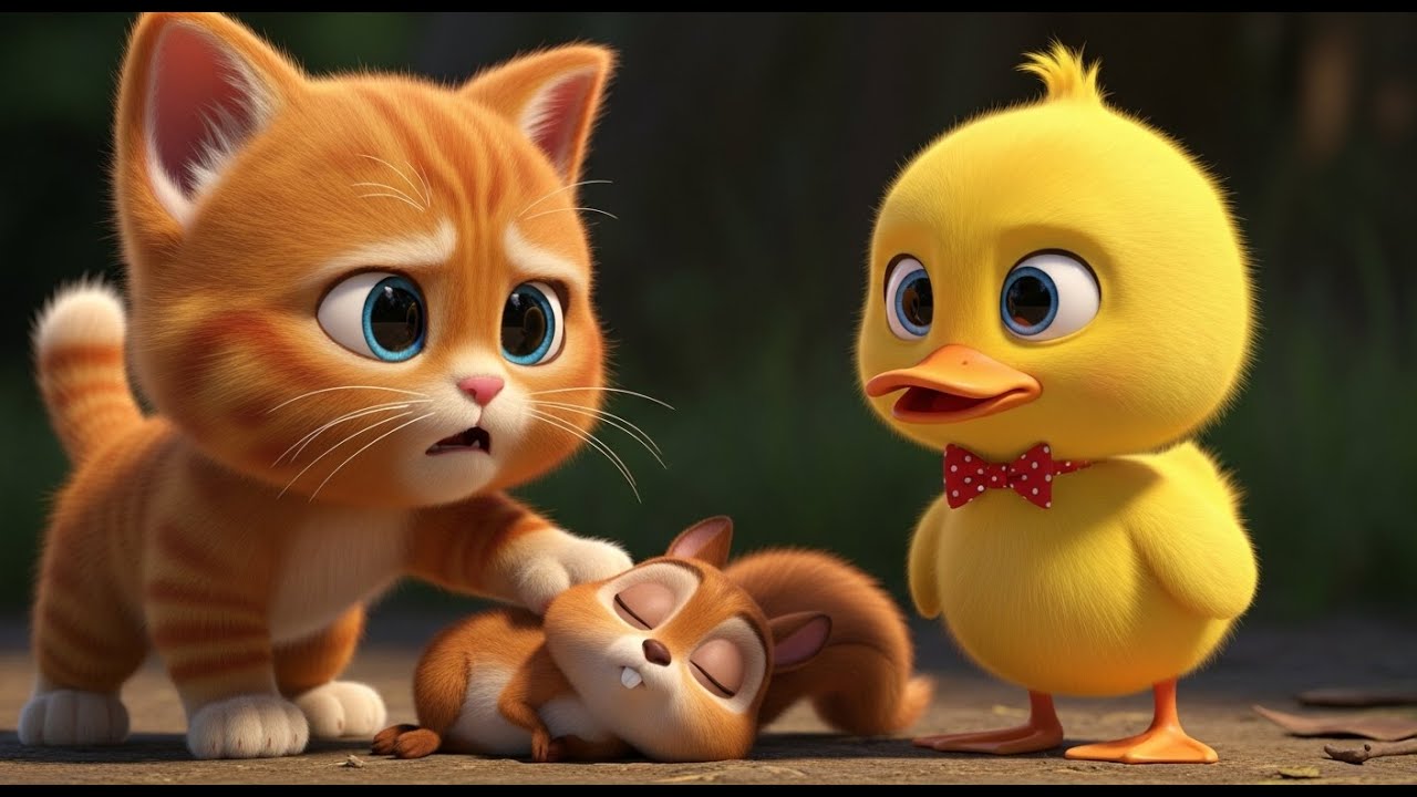 Hero Pets! Ginger and MooMoo Rescue a Fainted Little Squirrel