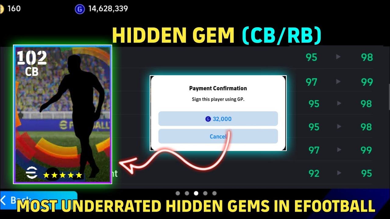Most Underrated CB/RB In eFootball 2024 Mobile | Best CB In eFootball 24