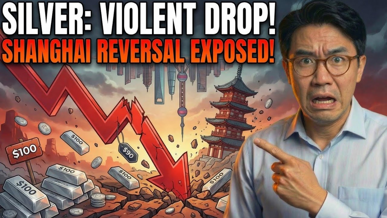 Silver’s Violent Drop Explained — The Truth Behind the Shanghai Reversal