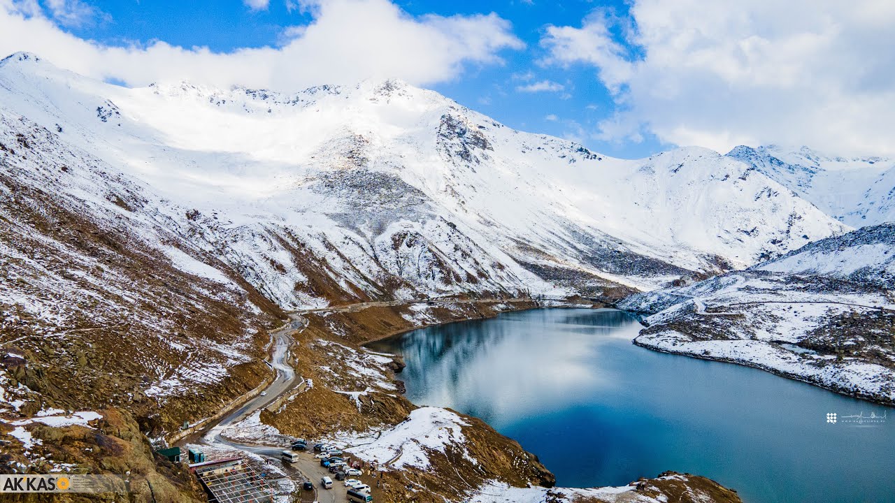 An Arial view of Lulusar Lake Pakistan | Beauty of North Pakistan | Naran valley | 4K Video