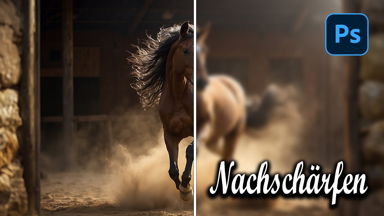 Scharfe Bilder in Photoshop | Fotos & Bilder schärfen - nachschärfen | Tutorial [deutsch]