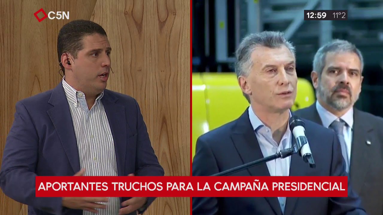 Aportantes truchos de Cambiemos