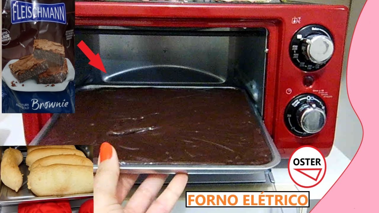 FORNO ELÉTRICO OSTER ASSEI BROWNIE BISCOITO POLVILHO E +