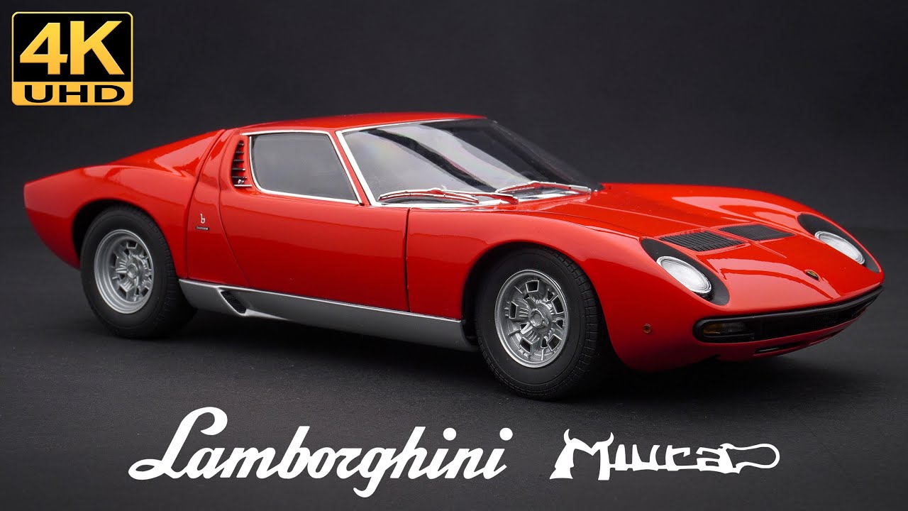 Lamborghini Miura P400 SV, 4K UHD - 1/18 AUTOart