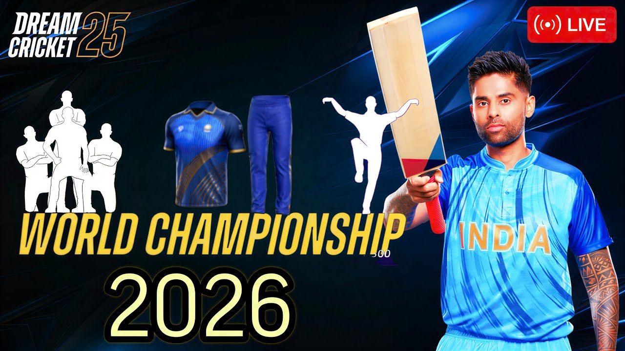 🔴Live: T20 World Championship | Dream Cricket 25 | #livegaming #dreamcricket25 #shortsfeed