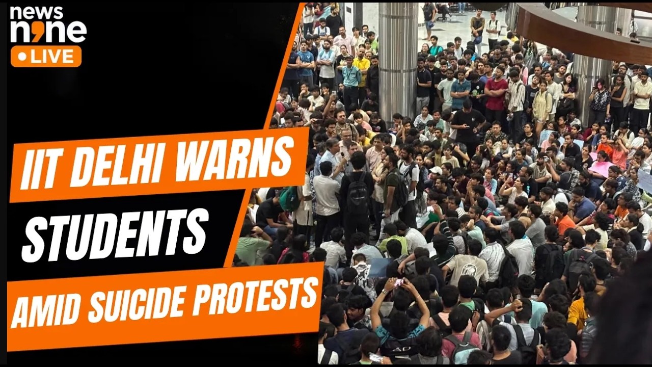 IIT Delhi Protest: IIT Students Demand Justice, Face Disciplinary Action Warning | News9