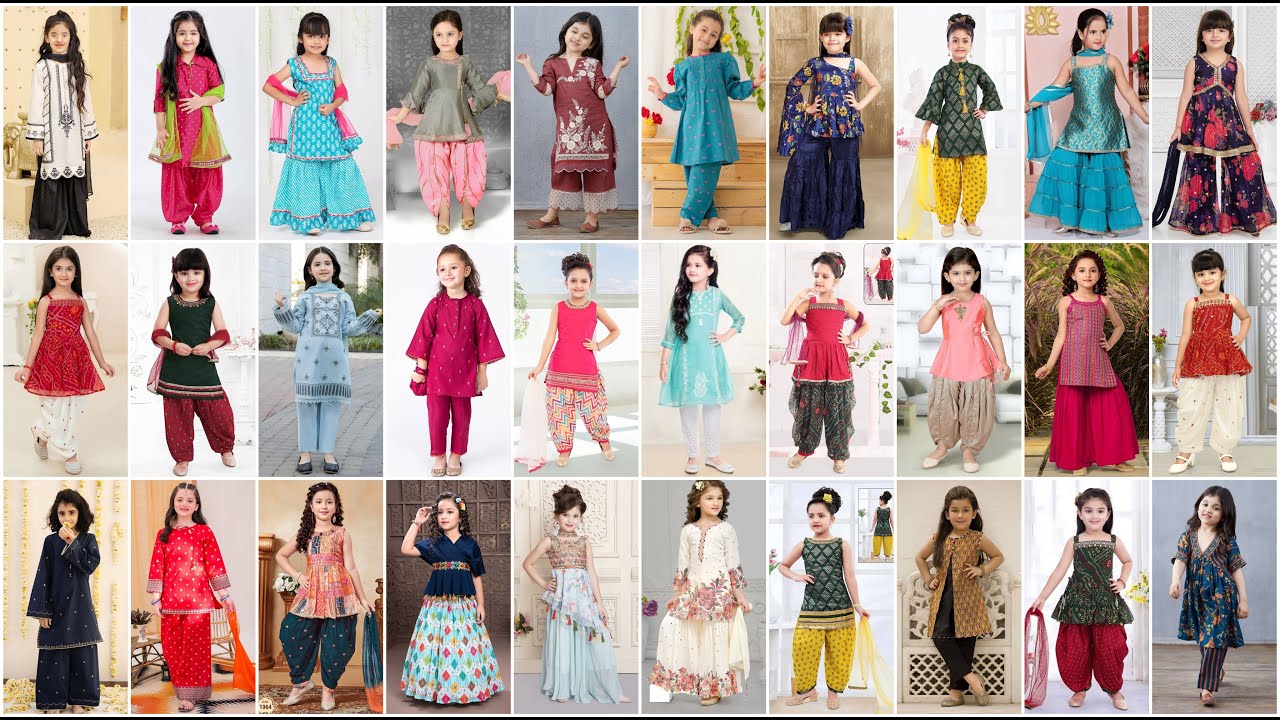 Little Girl dress 2025| kids patiala salwar Suit dress ideas | Little Girls Punjabi Suit Designs