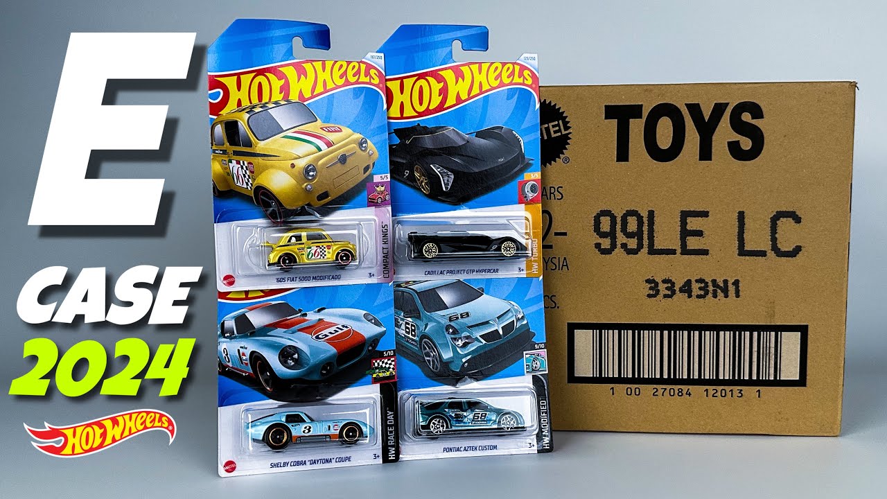 Unboxing Hot Wheels 2024 - E Case!