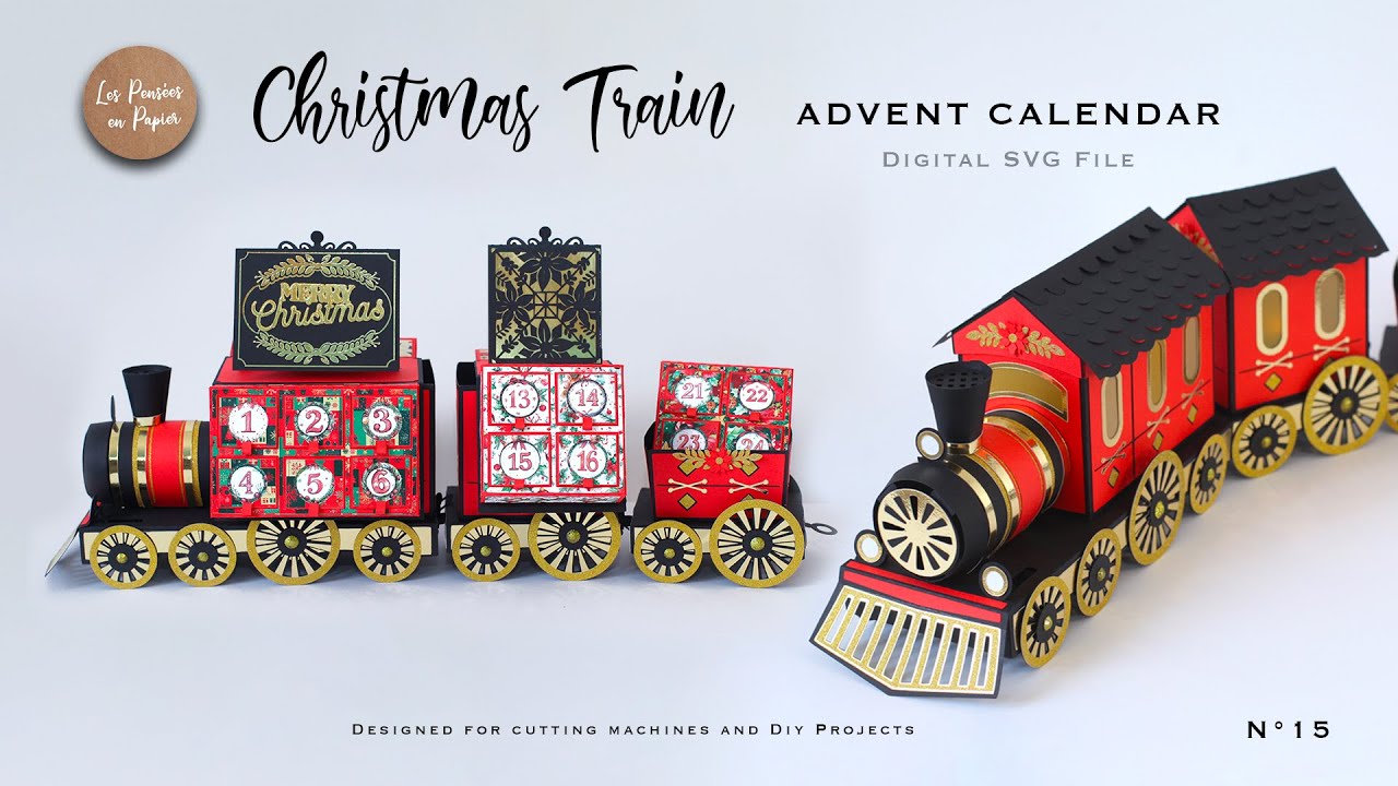 SVG PROJECT CHRISTMAS TRAIN - Advent Calendar | ASSEMBLY TUTORIAL |  LPP | N62
