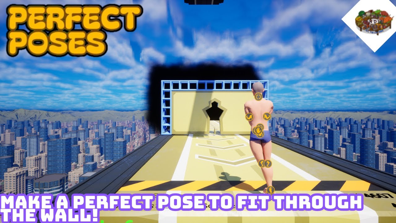 Make A Perfect Pose To Fit Through The Wall! | Perfect Poses