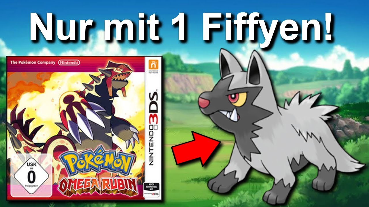 Kann man Pokemon Omega Rubin mit NUR einem FIFFYEN durchspielen? (+ Keine Items in Kämpfen)