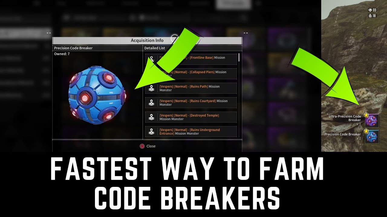FASTEST WAY TO FARM CODE BREAKERS | THE FIRST DESCENDANT