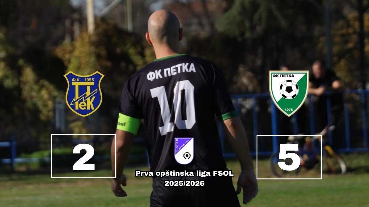 ⚽ Golovi sa utakmice u Crljenima | FK Tek – FK Petka (2:5) | POLFSOL 2025/2026