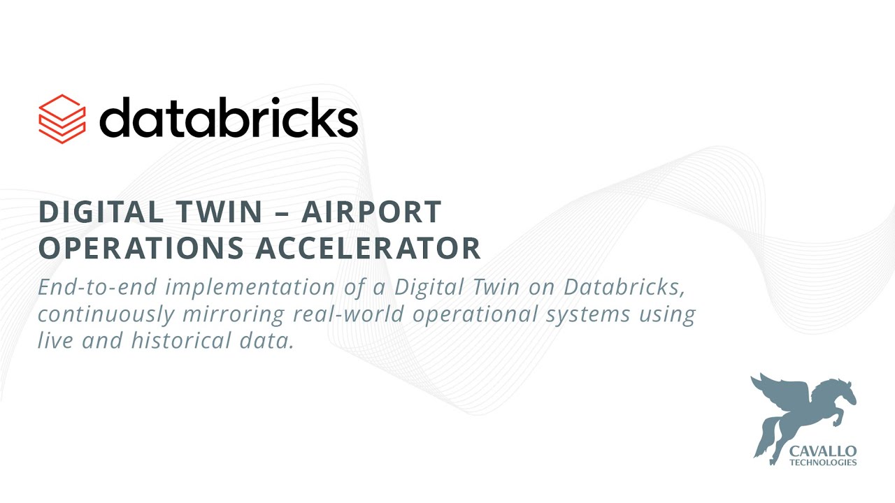 Cavallo Technologies - Digital Twin Airport Operations Accelerator Demo