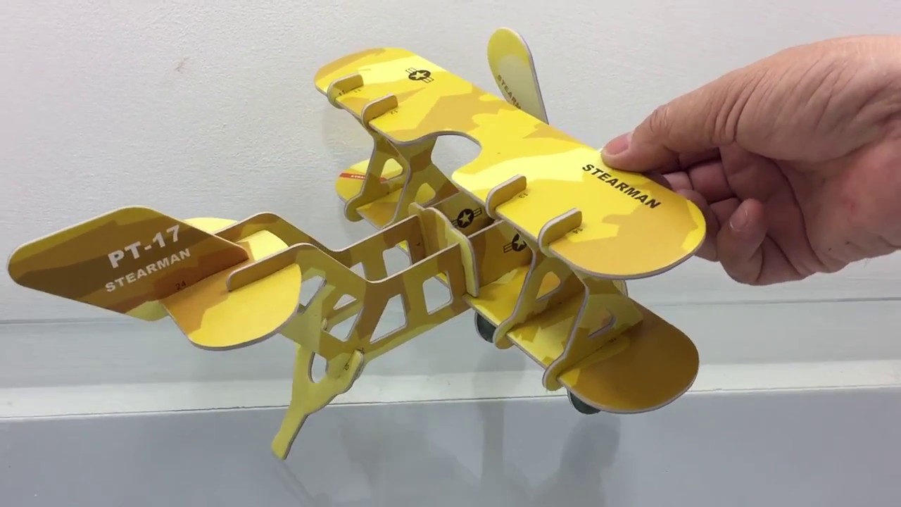 DIY Miniature Helicopter & Biplane ~ 3D Super Puzzle