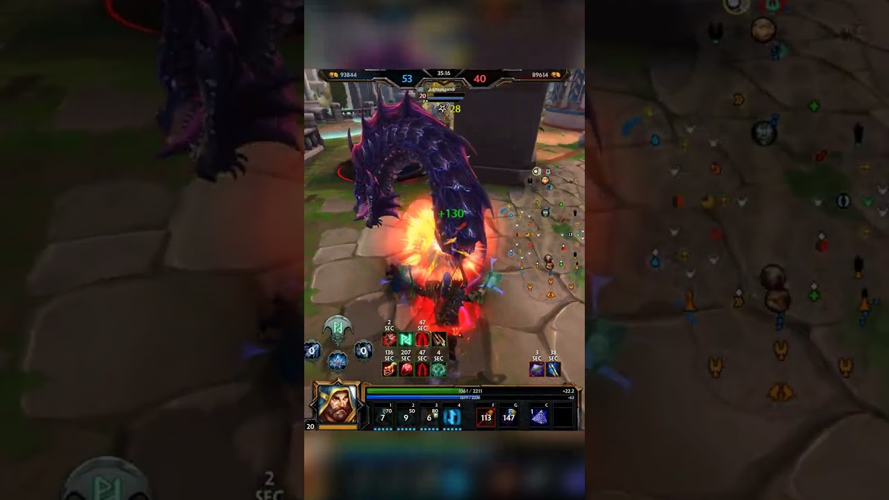 1v5 INSANE Pentakill in Enemy Fountain! #smite #shorts