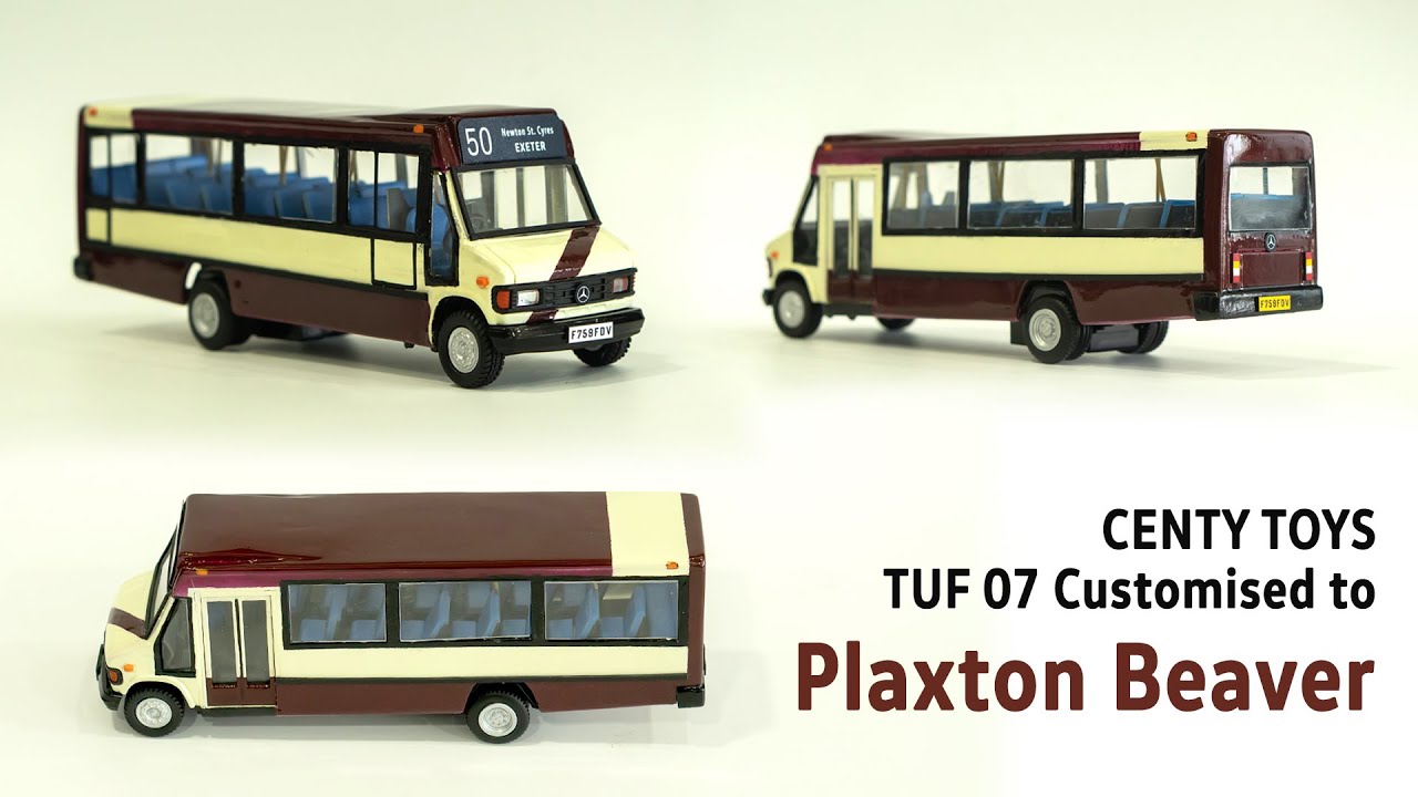 Mercedes Plaxton Beaver Miniature Model | Centy Toys TUF07 | Centy Toys Customisation