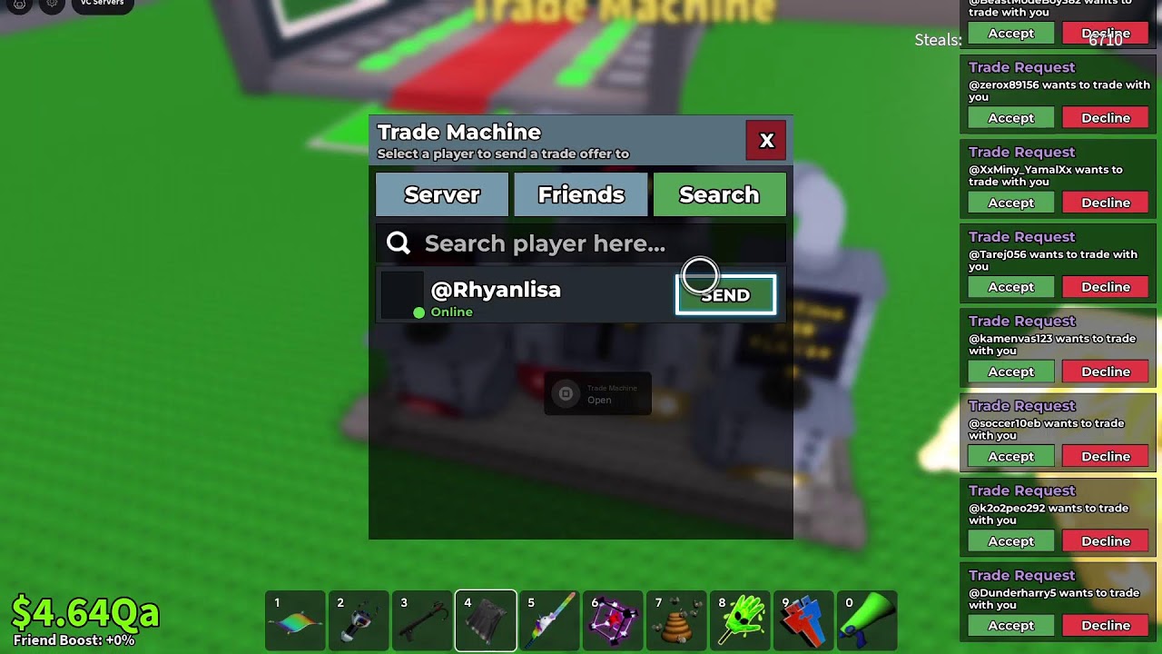 Trading In Steal A Brainrot #roblox
