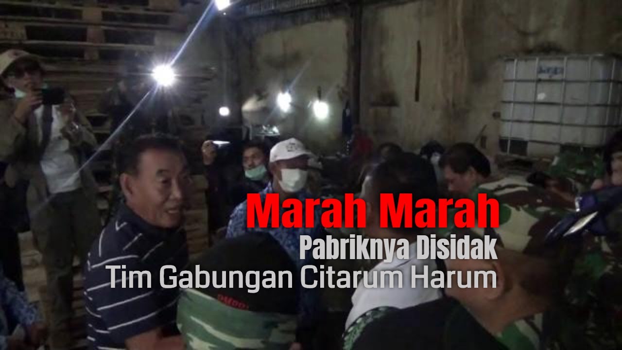 Mister Korea Marah Pabriknya Disidak Tim Gabungan Satgas Citarum Harum
