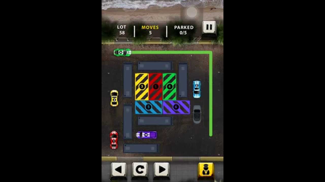 Parking puzzle solution level 56-60
