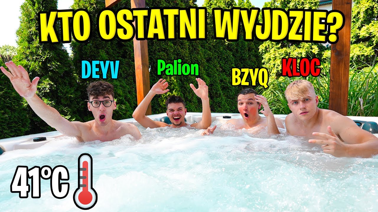 KTO OSTATNI WYJDZIE Z JACUZZI WYGRYWA 1000ZŁ!