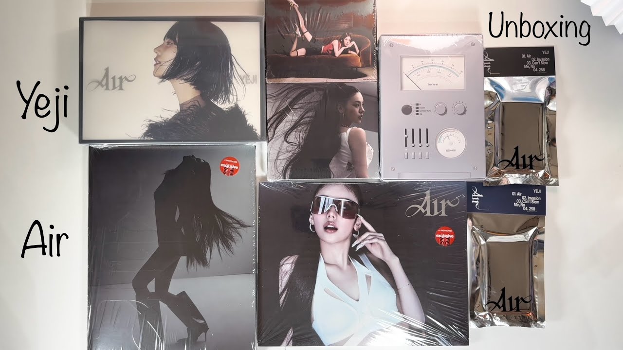 Unboxing: Yeji Air [Photobooks A&B, Mystery Box, Oxygen, Special Editions, & Poca A&B Versions]