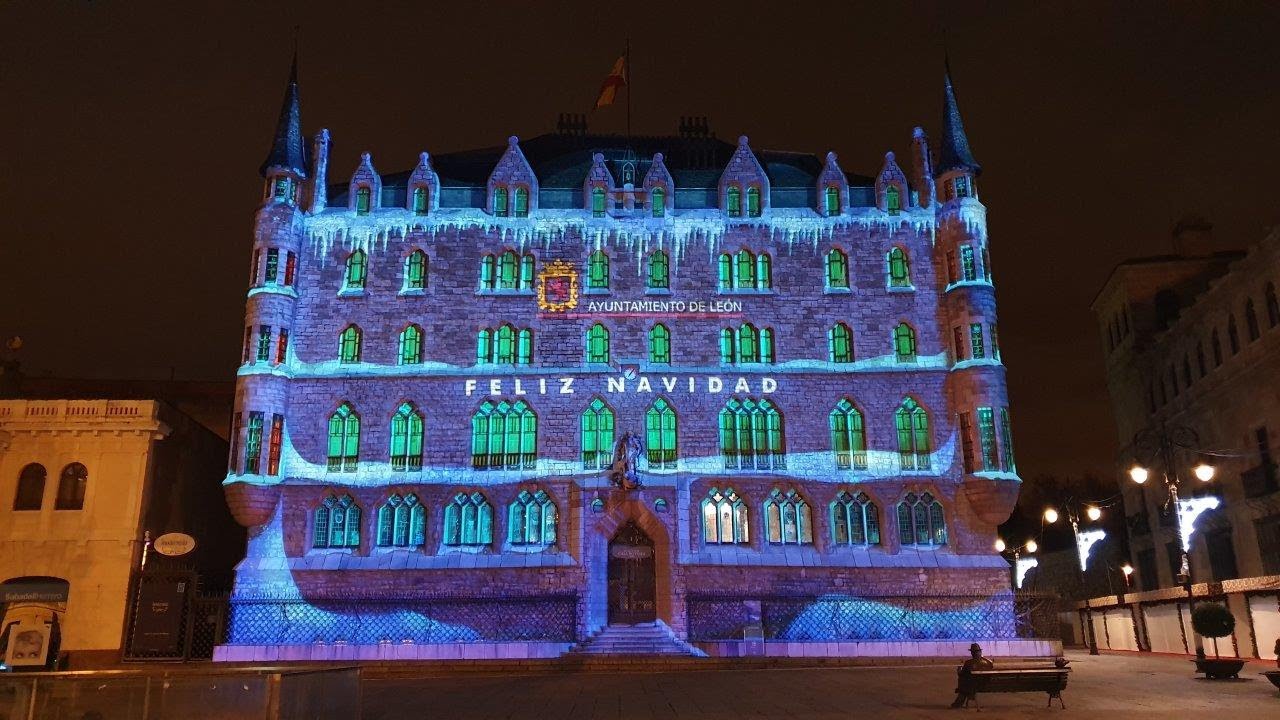 LUX (Un Cuento de Navidad) Mapping Le&oacute;n Navidades 2019
