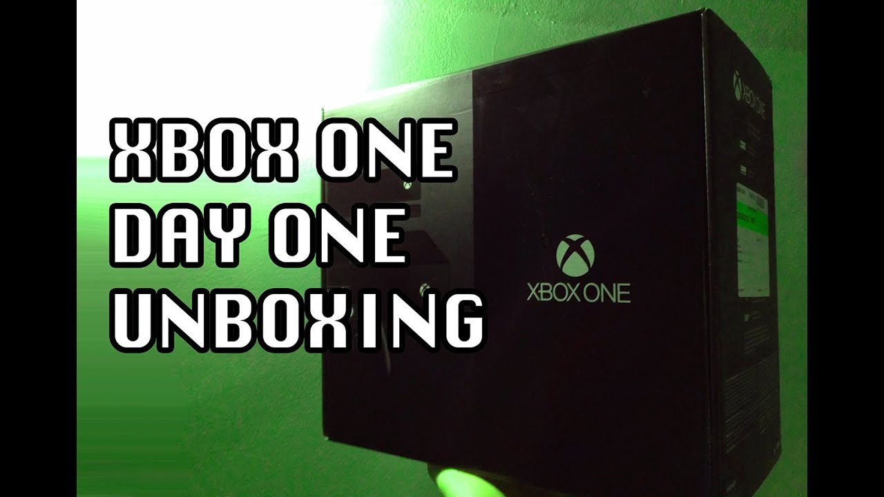 Xbox One Day One Edition Unboxing & Setup