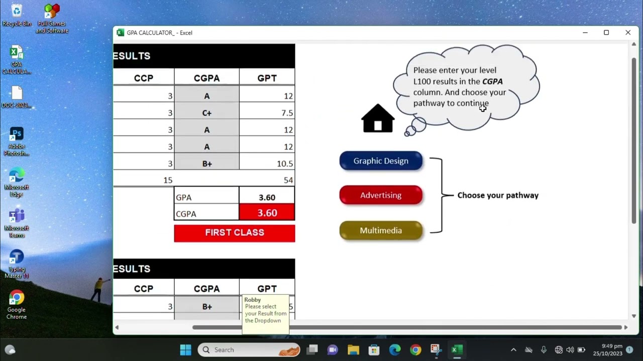 GPA CALCULATOR UEW
