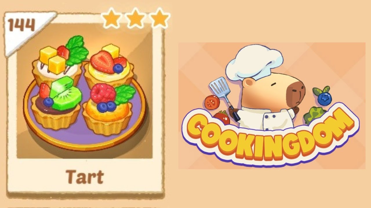 Cookingdom Level 144 Tart| Game Walkthrough🎮