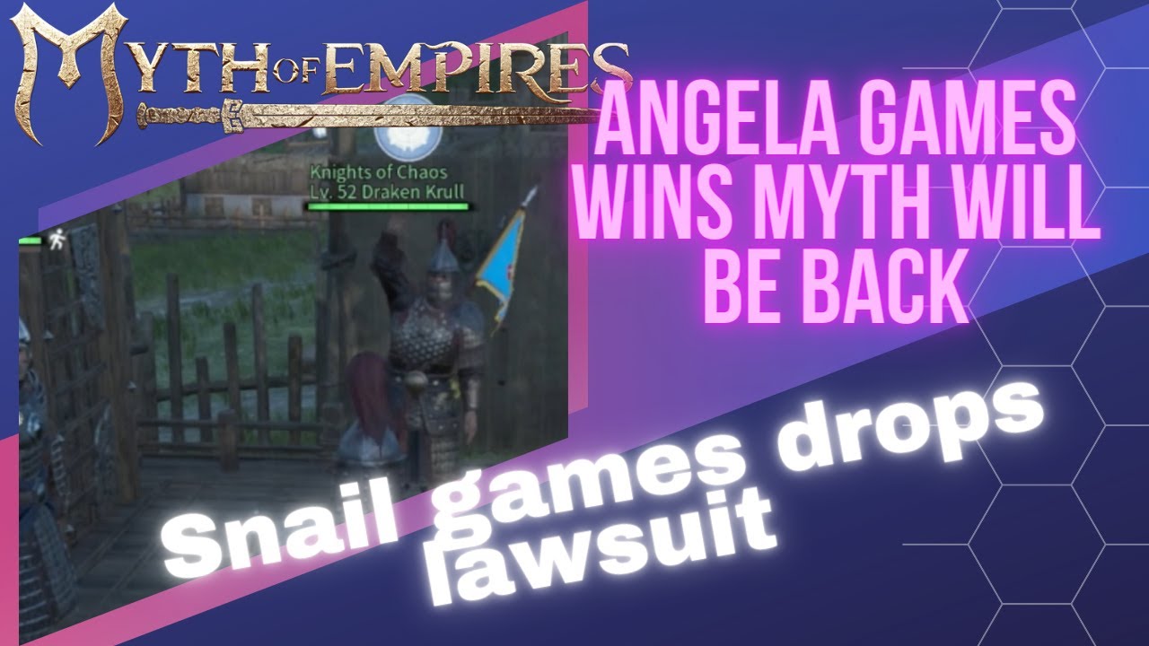 Myth of Empires back. Law suit is dropped