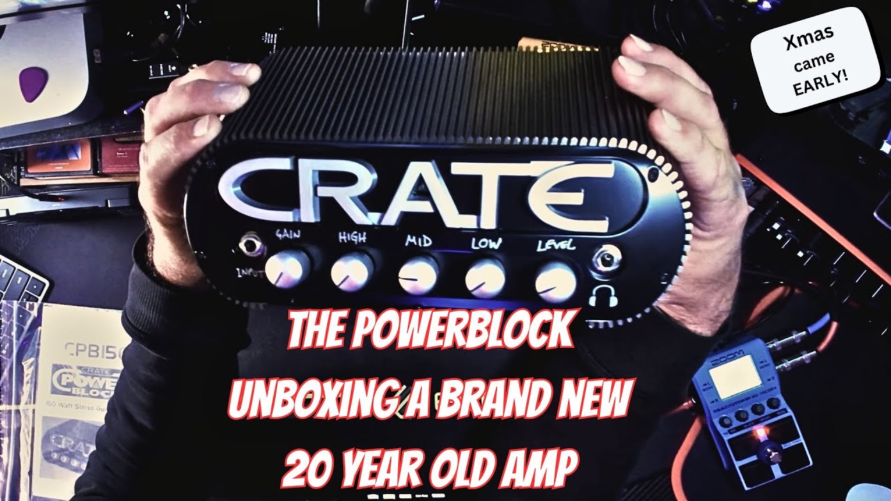 I was given an UNOPENED Crate Powerblock!