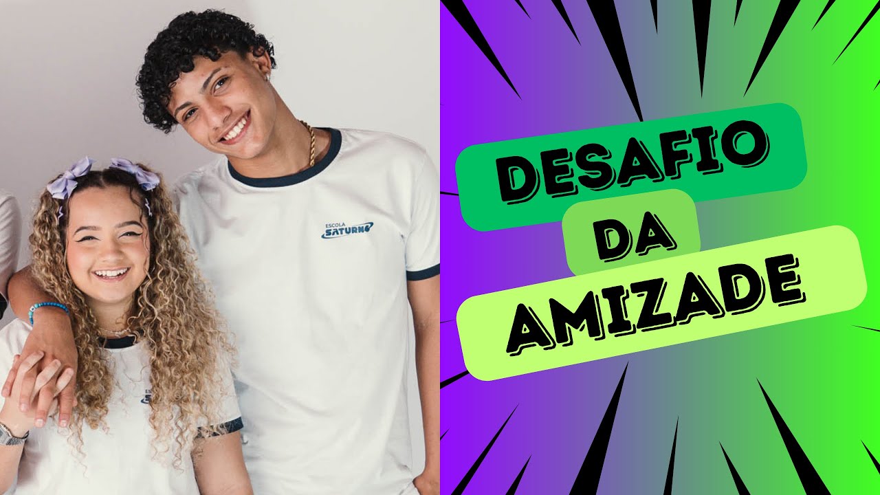 QUEM A GENTE MAIS GOSTA DA CASA SATURNO? EU E MINE FIZEMOS O DESAFIO DA AMIZADE!!!
