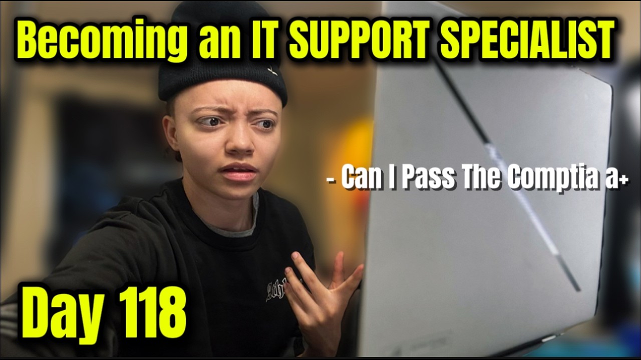 Becoming an IT Specialist – Day 118 | CompTIA A+ Studying & Real Troubleshooting