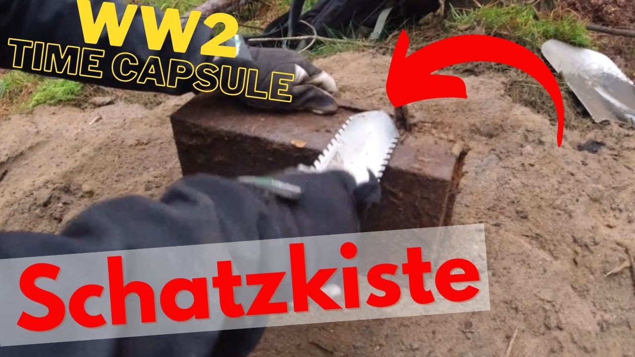 Vergrabene Kiste aus dem 2. Weltkrieg beim Sondeln gefunden. Was ist da drin??