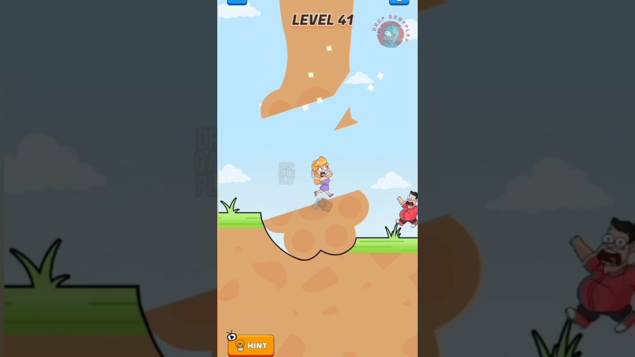 slice the bridge level 41 #slice #youtubeshorts  #gaming  #puzzle @DropGameplay228 @gaming