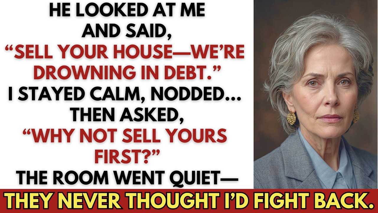 My Son Asked Me to Sell My House to Pay Their Debt—I Said, “Why Not Sell Yours?”