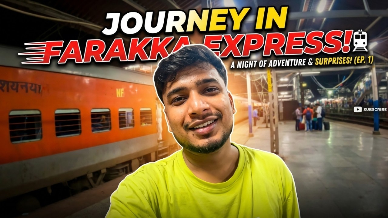 Journey in FARAKKA EXPRESS (15744) From Mughalsarai to Malda Town.....! Worst Train 😞