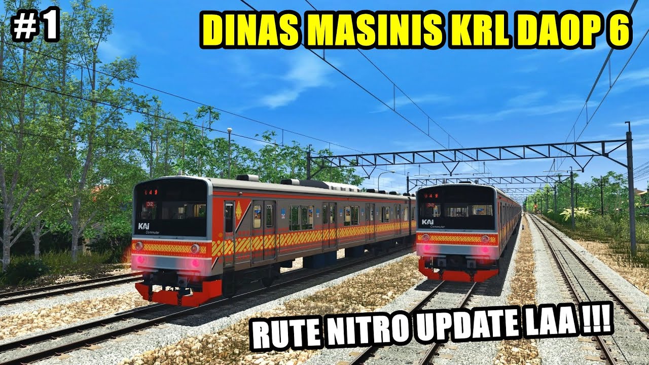 JADI MASINIS KRL DAOP 6 - DINAS KRL YOGYA PART-1