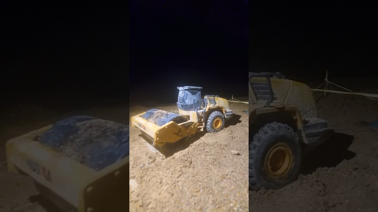 What happens if a road roller runs over a person? #specialeffects #road #roadroller