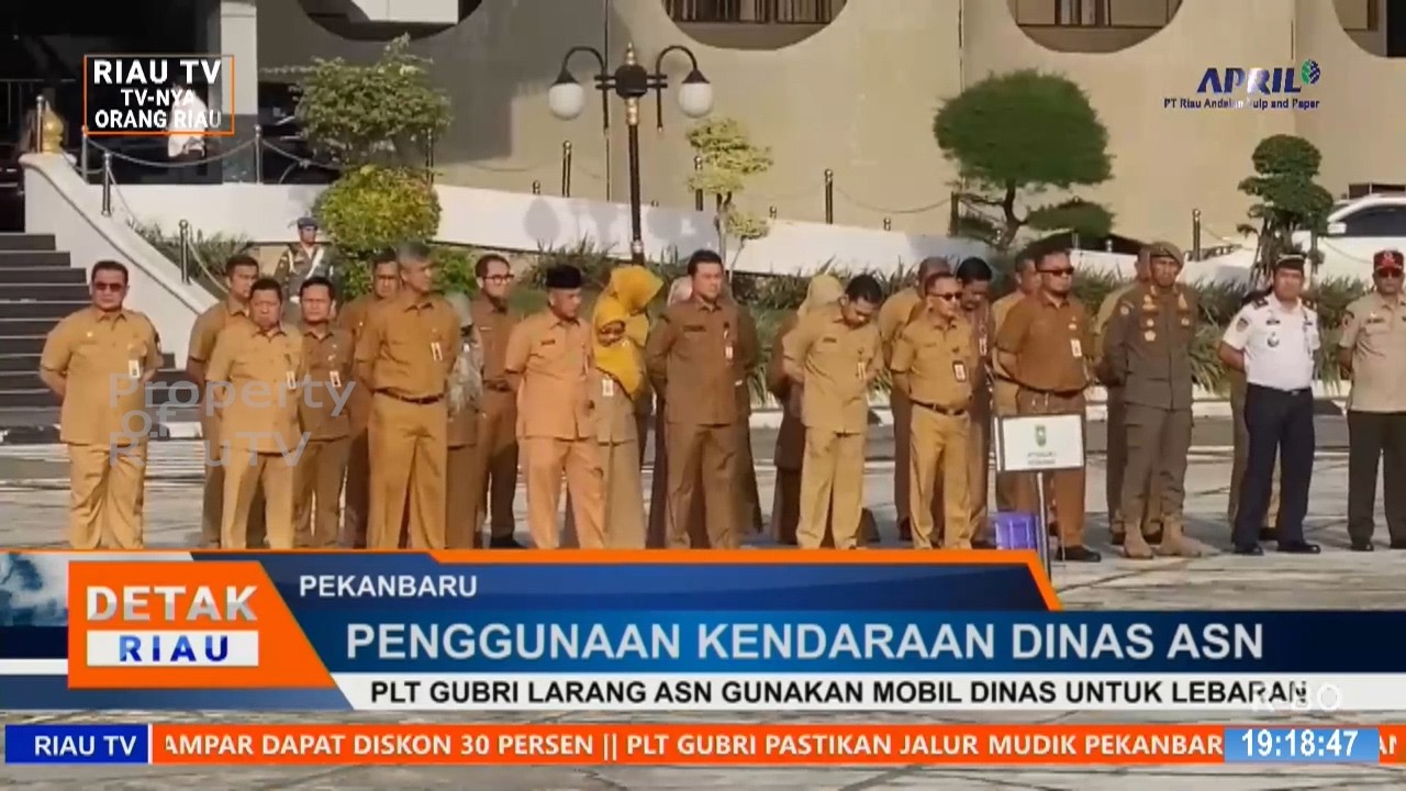 PLT GUBRI LARANG ASN GUNAKAN MOBIL DINAS UNTUK LEBARAN