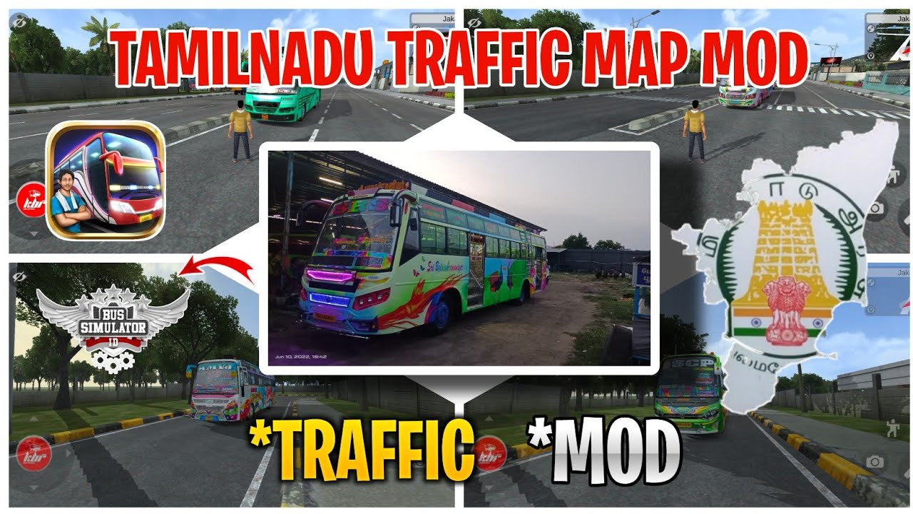 How To Download And Add Tamilnadu Traffic Mod In Tamil | Bus Simulator Indonesia 