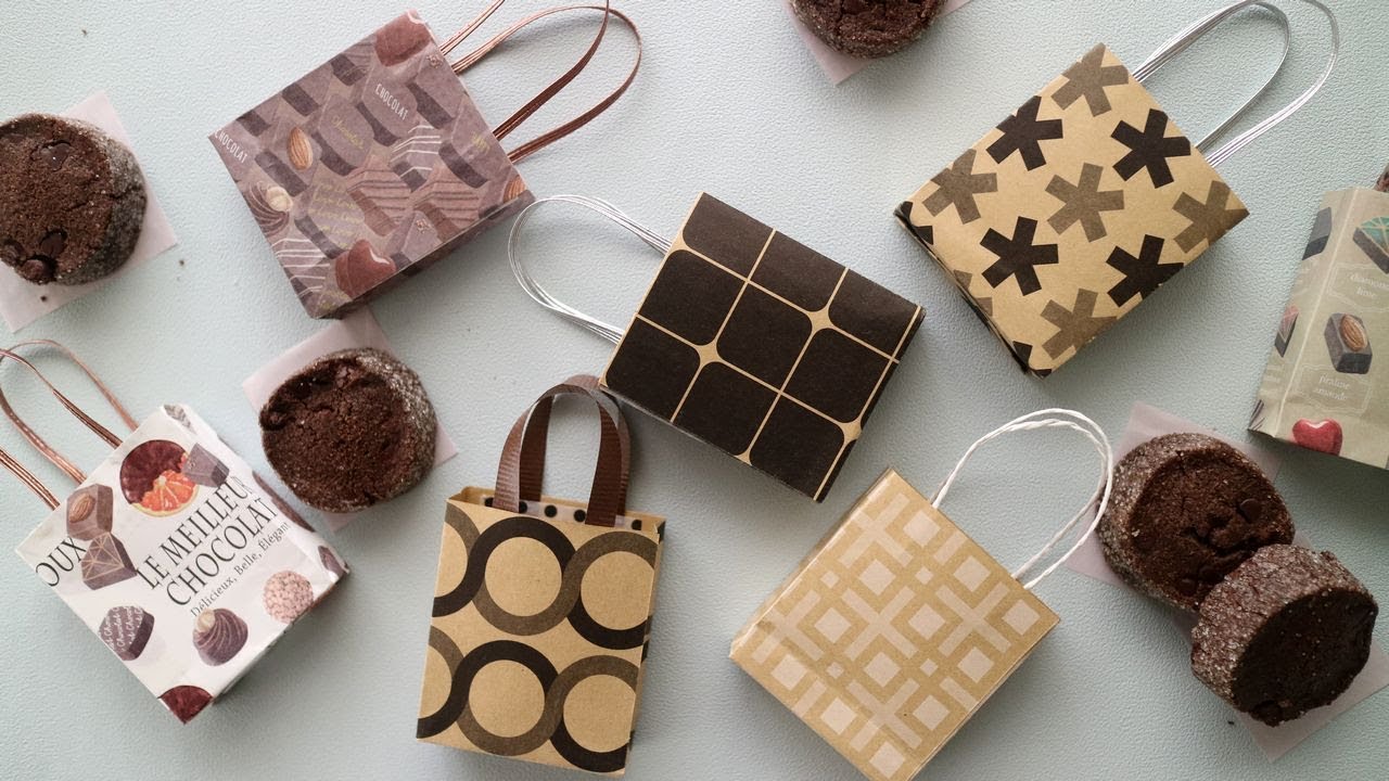 100均の折り紙で作るちいさな紙袋♪| Mini Paper Bag DIY