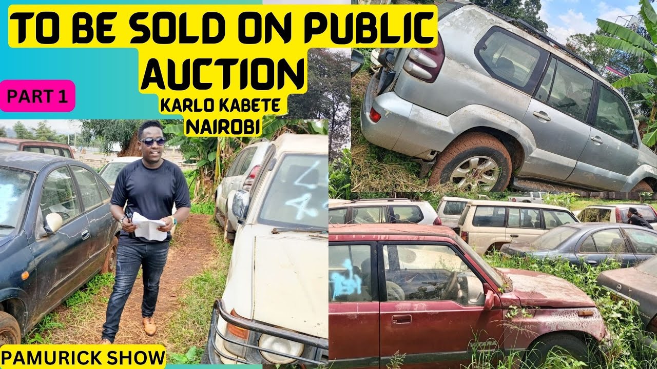 KALRO KABETE vehicles on Auction By Government/ affordable cars Kenya/ #Pamurickshow  PART 1
