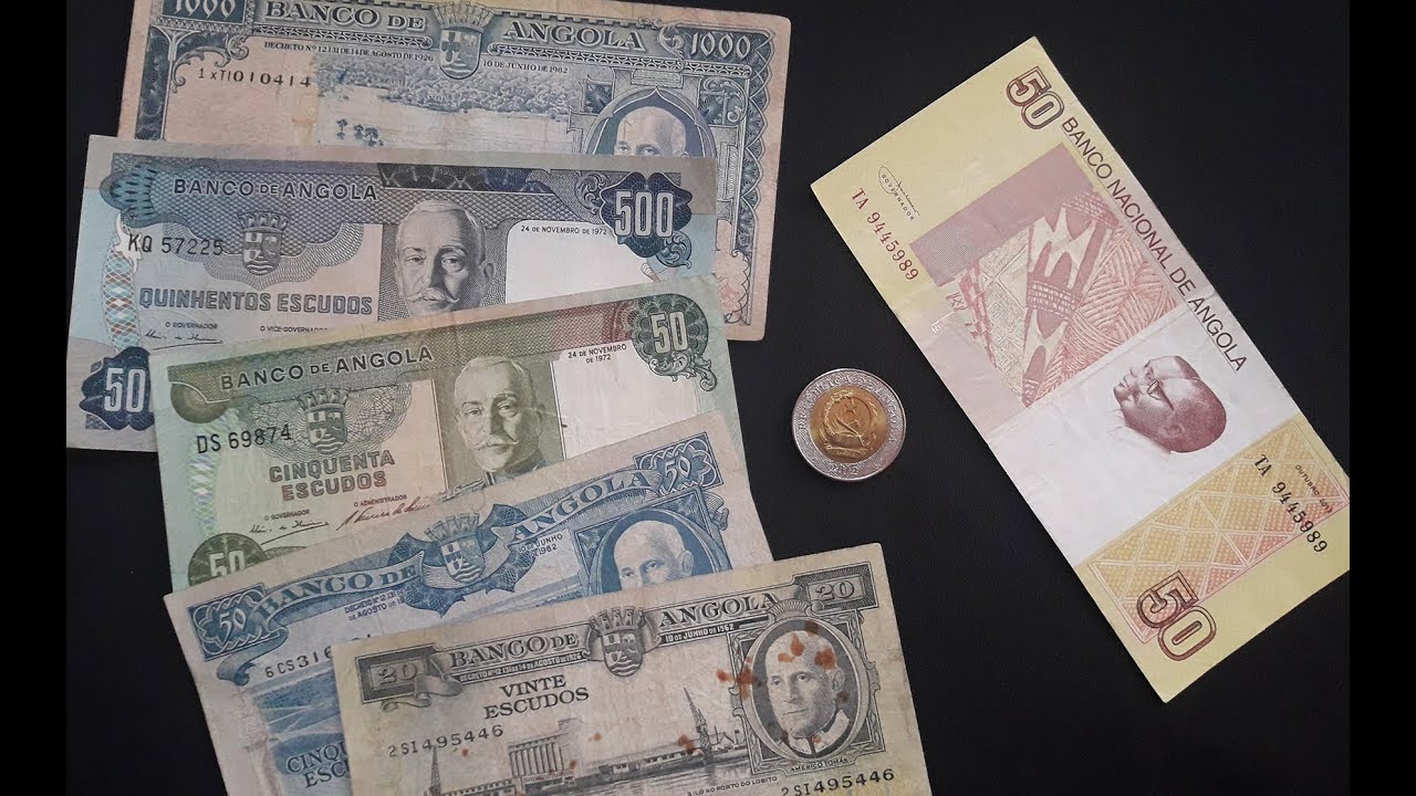 MY COLLECTION: ANGOLA ESCUDOS & KWANZAS Coins & Banknotes