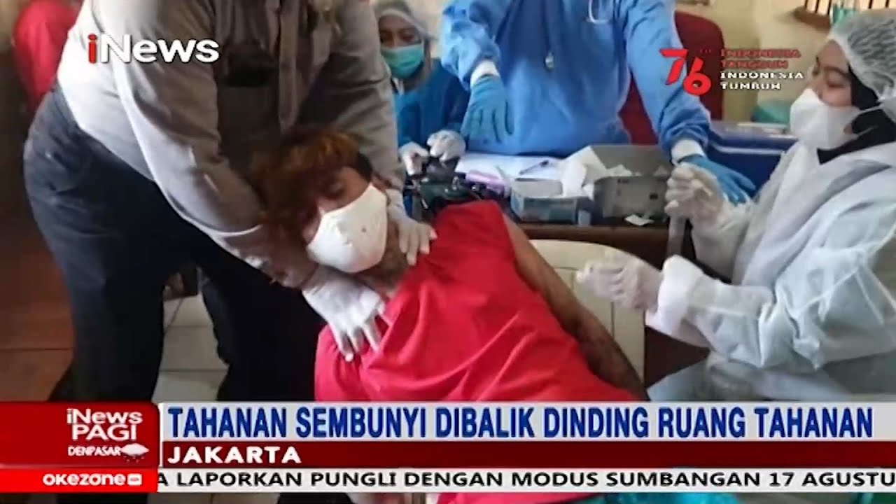 Fobia Jarum Suntik, Tahanan di Polsek Metro Gambir Pingsan #iNews Pagi 07/08