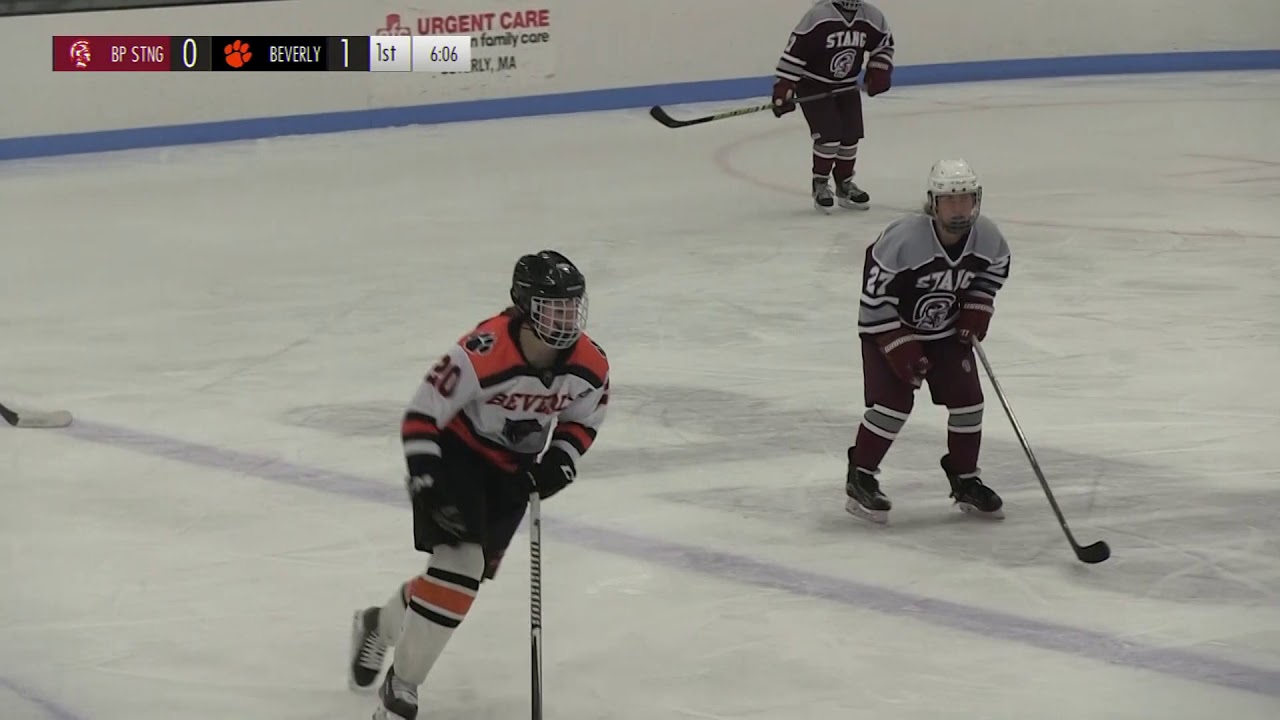 Bishop Stang vs Beverly Co-op Girls High School Ice Hockey 1/11/20