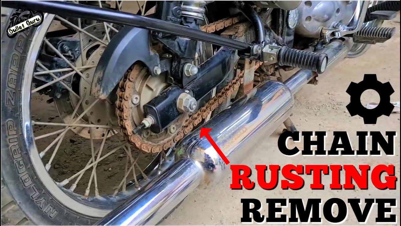 Remove RUST From Bike CHAIN | Protect Chain from RUSTING | Chain Cleaning & Lubrication