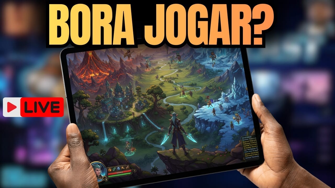 MMORPG, RPG, MOBA... BORA JOGAR ALGUMA COISA ? AG CAST LIVE